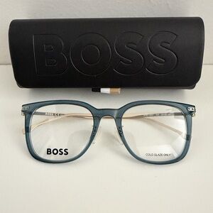 Boss Teal Eyeglasses with Black Case